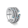 Prism Wall Sterling Ring