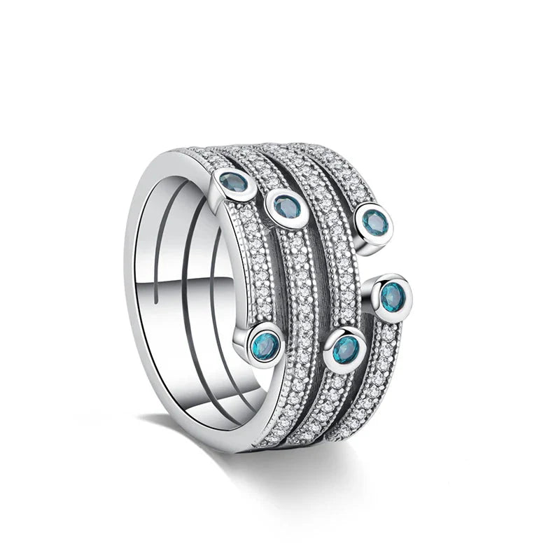 Prism Wall Sterling Ring