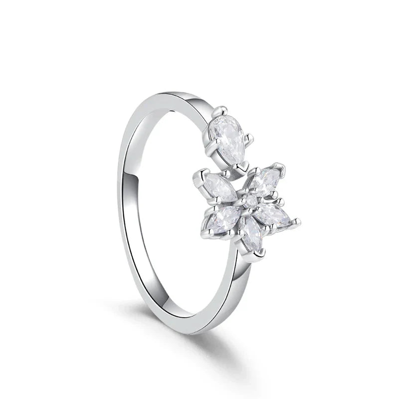 Snowflake Sterling Ring