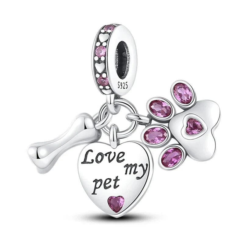 Love My Pet Triple Charm