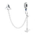 Dolphin Love Safety Chain Charm