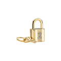 Gold Lock Charm