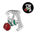 Alphabet--Luminous Rose A