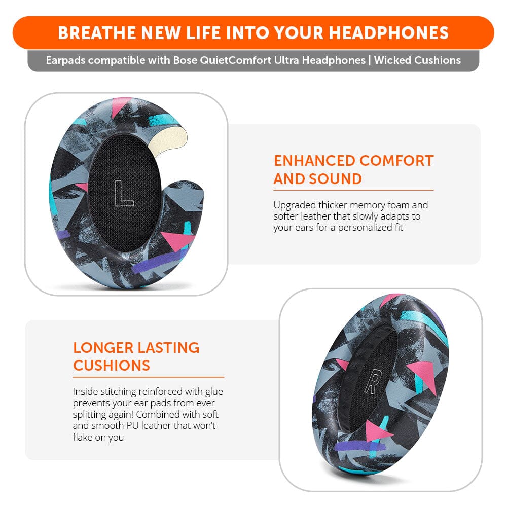 Bose QuietComfort Ultra Gen 1 & Gen 2 Earpads - WC PadZ QC Ultra