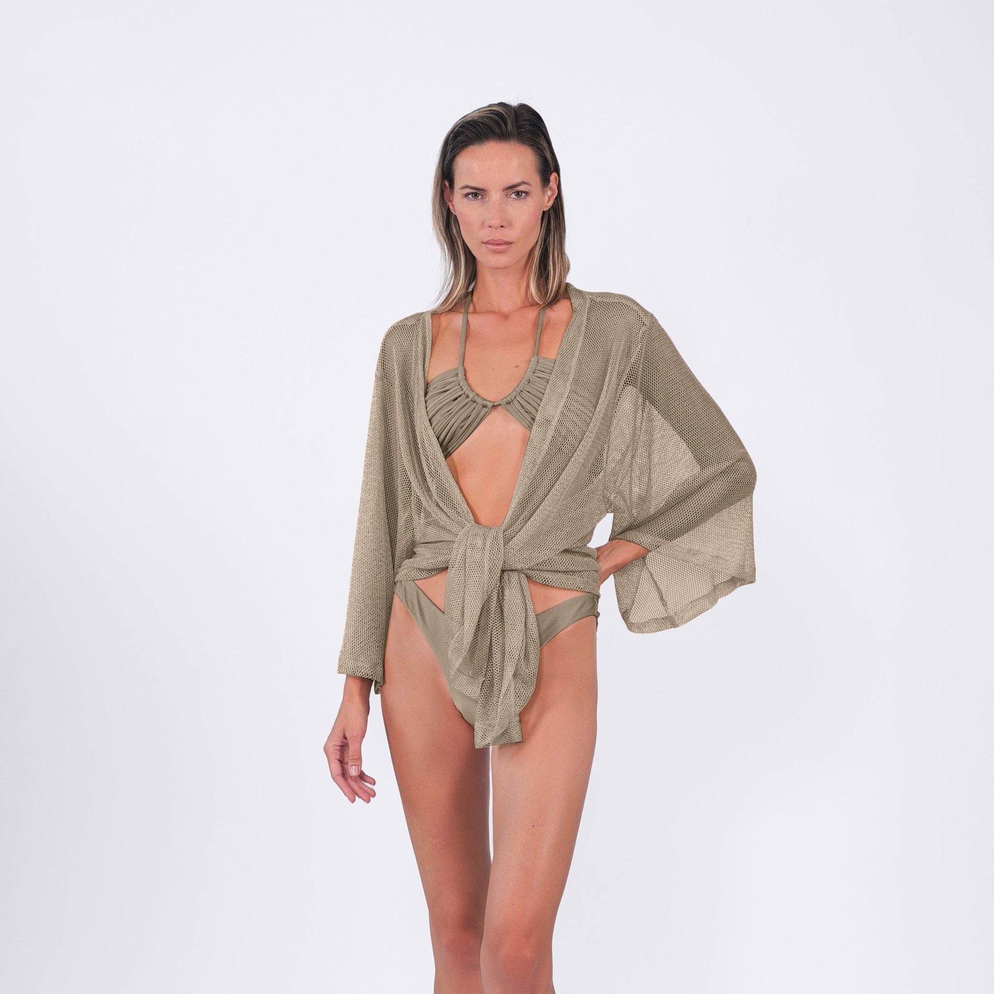Buzios Belted Kimono