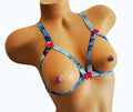 Blueberries and Cream Open Cup Lingerie Bra