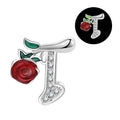 Alphabet--Luminous Rose T