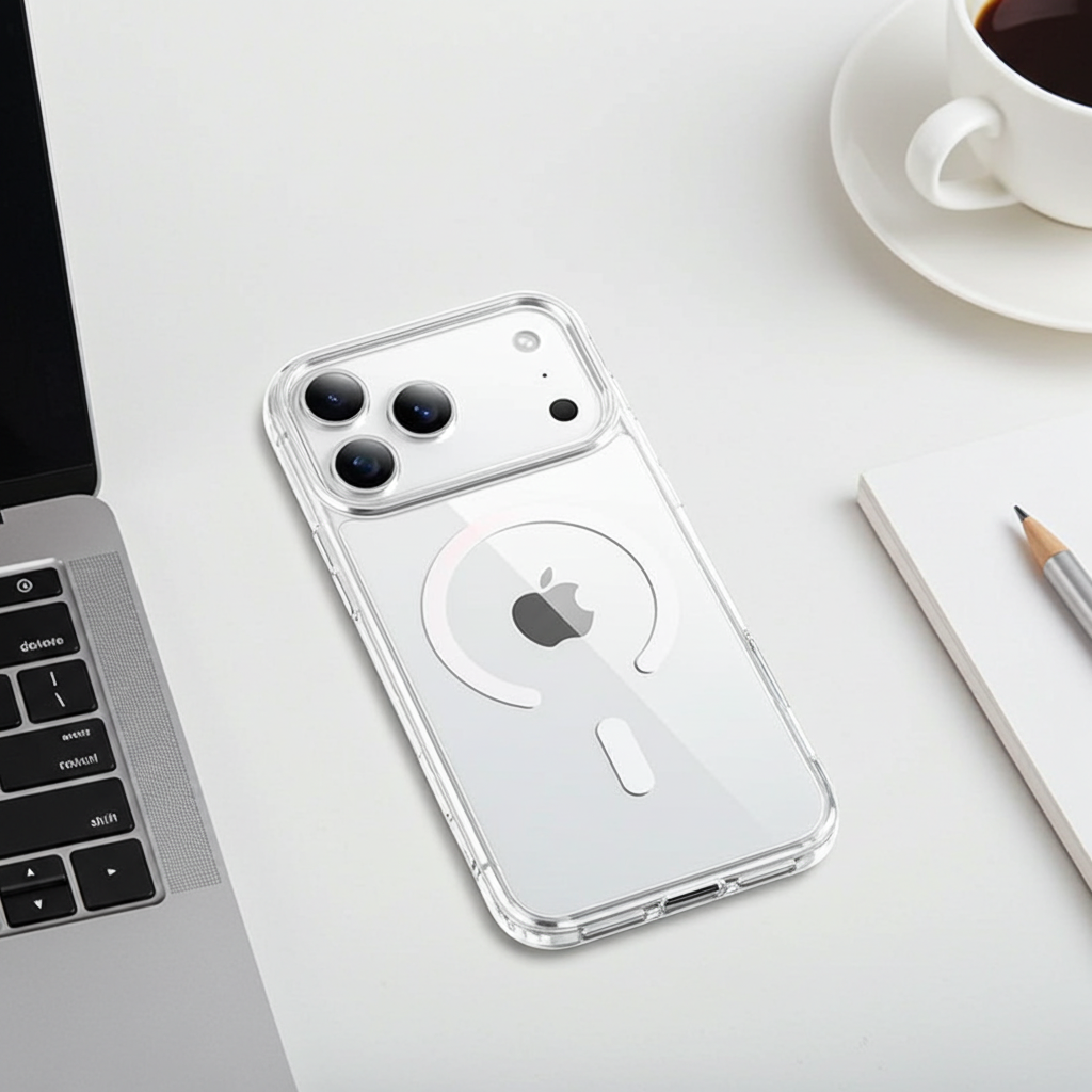 17 Pro Case – MagSafe Compatible, Shockproof, Crystal Clear