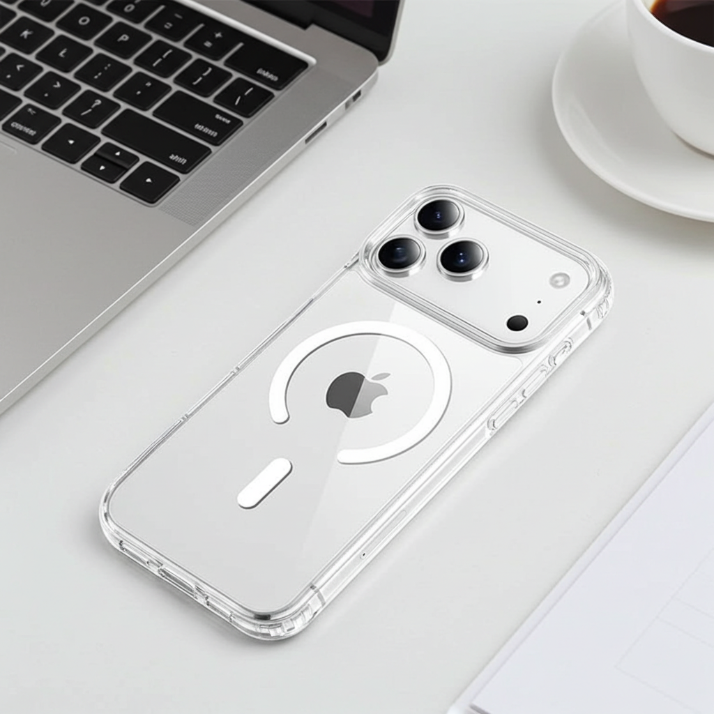 17 Pro Case – MagSafe Compatible, Shockproof, Crystal Clear